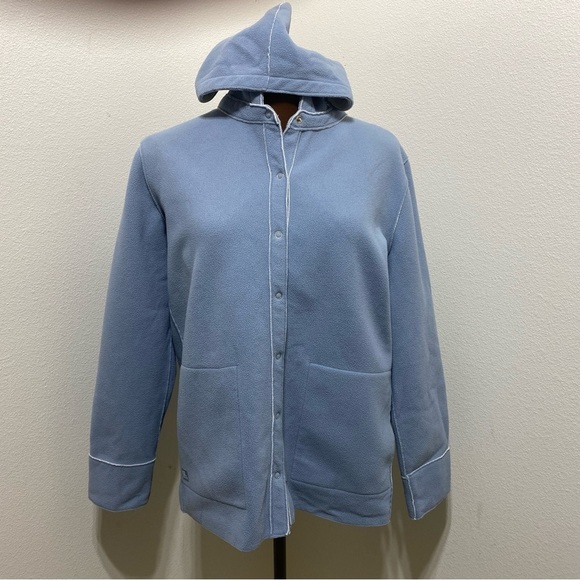 Lauren Ralph Lauren Tops - Lauren Ralph Lauren Hooded Jacket Sweater
Exposed Seams Snap Button Woman’s S/P